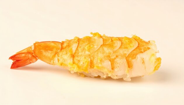 Golden Crispy Fried Shrimp Sushi Appetizer