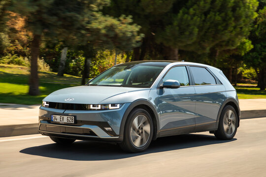 Hyundai Ioniq 5 is a battery electric compact crossover SUV produced by Hyundai.