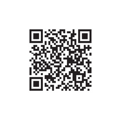 Fototapeta premium Scan QR code icon. Fake template of qr code, fake qr code mockup