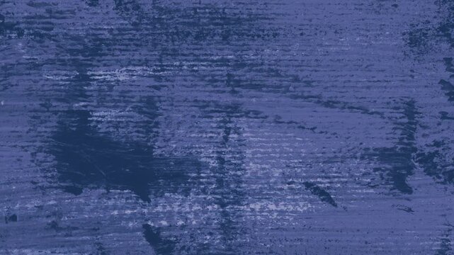 Abstract dynamic color background with grunge texture with brush strokes and digital noise, blue-purple wall. The texture of the loop for the video.
