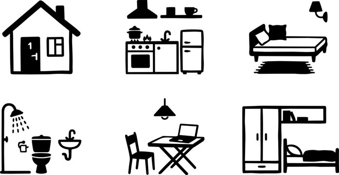 Apartment Layout Icons