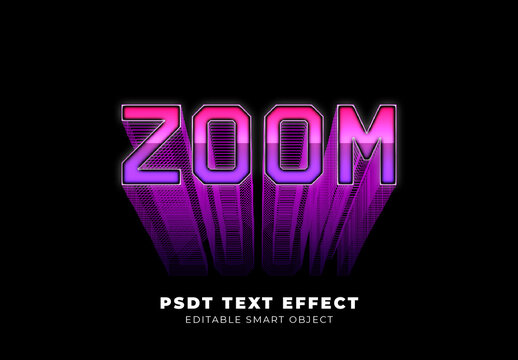 Zoom Text Effect