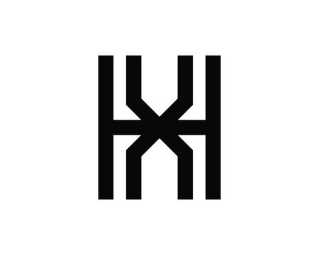 HX XH logo design
