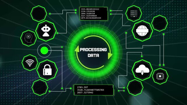 Streamlining complex algorithmic operations within a high speed database matrix to maximize enterprise efficiency