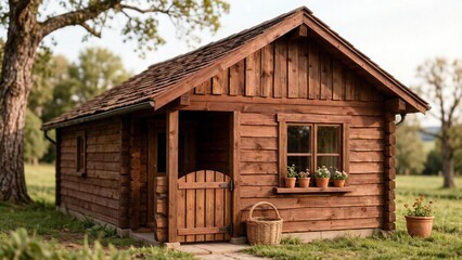 Fototapeta premium old wooden house