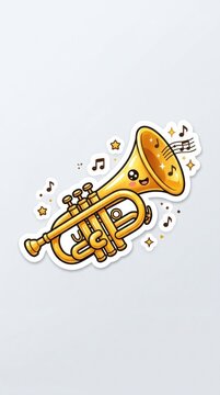 Cartoon Trumpe