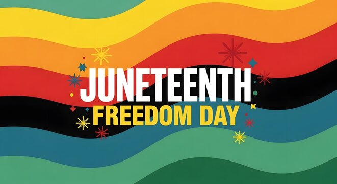 Juneteenth Freedom Day Celebration Background