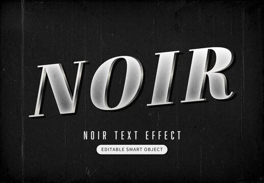 Noir Text Effect
