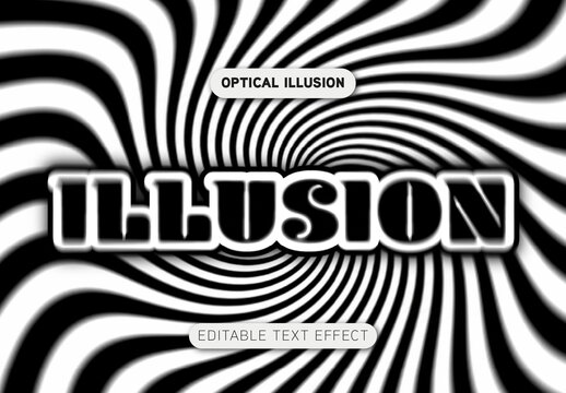 Optical Illusion Text Effect
