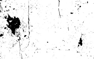 Naklejka premium Rough, scratch, splatter grunge pattern design brush strokes. Overlay texture. Faded black-white dyed paper texture. Sketch grunge design. Use for poster, cover, banner, mock-up, stickers layout.