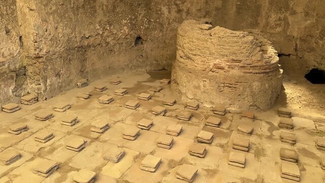Bath Complex in Pompeii Ancient Roman Thermal Baths