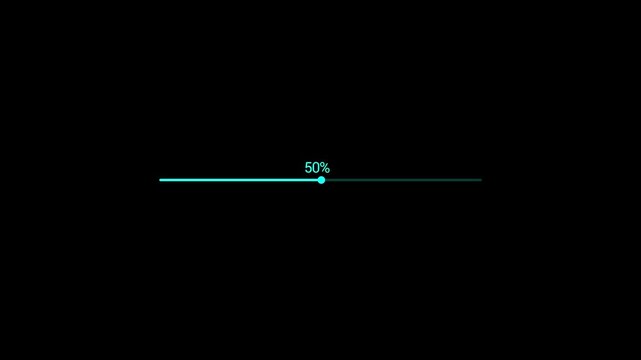 video progress bar advancing through playback horizontal timeline media player