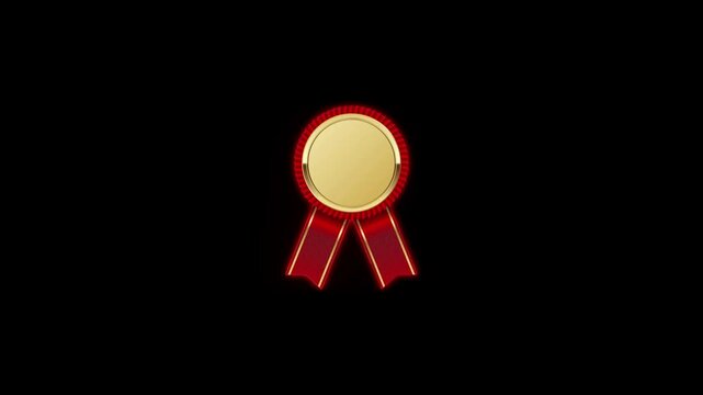 award ribbon icons in vector style icon prize trophy badge