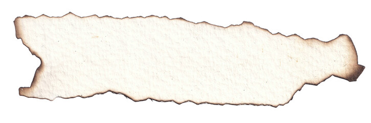 Fototapeta premium Burnt Edge White Paper Banner Label Background PNG Transparent