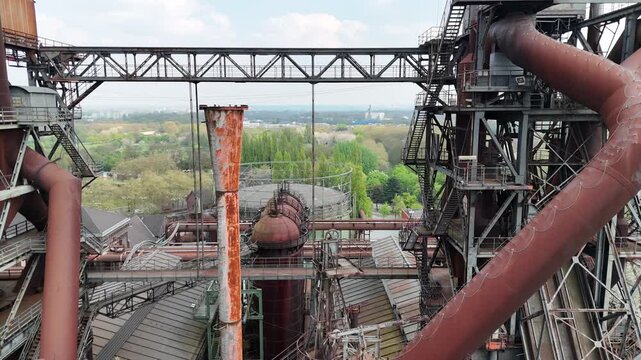 Descending Orbit Around Monumental Silo Structure
