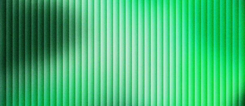 Emerald green vertical stripes background, vibrant lime green ribbed texture with soft shadows, abstract corrugated metal pattern for industrial design, modern neon green striped wallpaper.