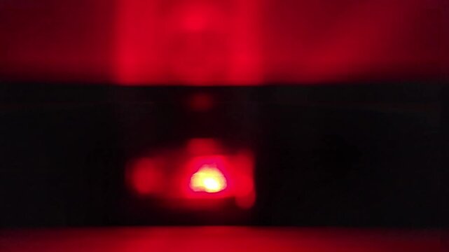 Abstract bright red light glow effect on dark background a radiant and intense emanating