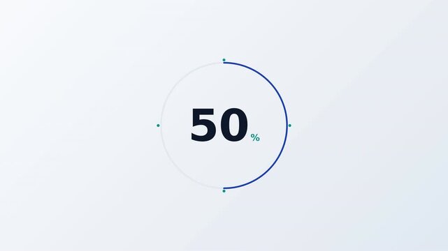 Dynamic Loading Animation for Digital Clocks and Interfaces.