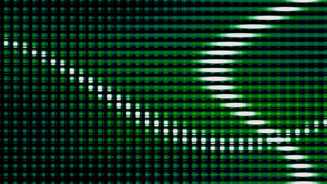 Digital binary code matrix with glowing light effects