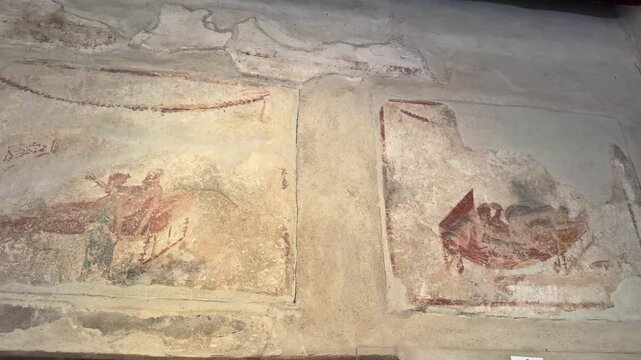 Brothel Frescoes in Pompeii Ancient Erotic Wall Paintings