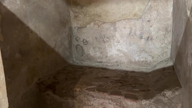 Beds from Brothel Rooms in Pompeii Ancient Interior