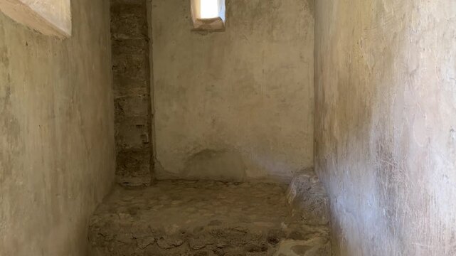 Beds from Brothel Rooms in Pompeii Ancient Interior