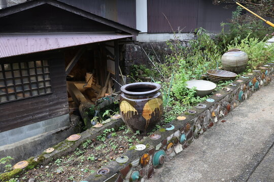 日本 大分県 日田市 小鹿田焼の里