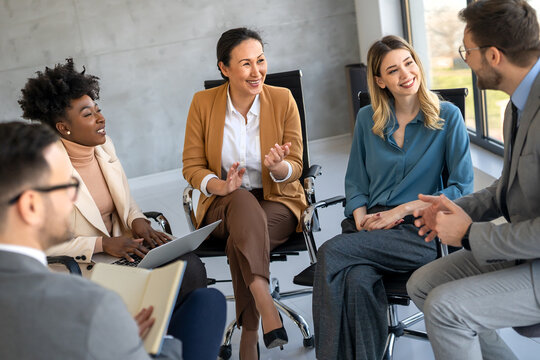 Business project team working together at meeting room at office