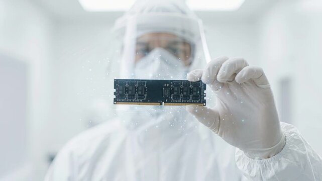 Precisely scrutinized minuscule elements on electronic circuit components
