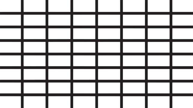 Vector Illustration Seamless horizontal rectangle grid overlay for digital layouts providing a structural framework for modern web projects.