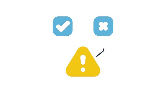 Decision Risk Animated Video Icon