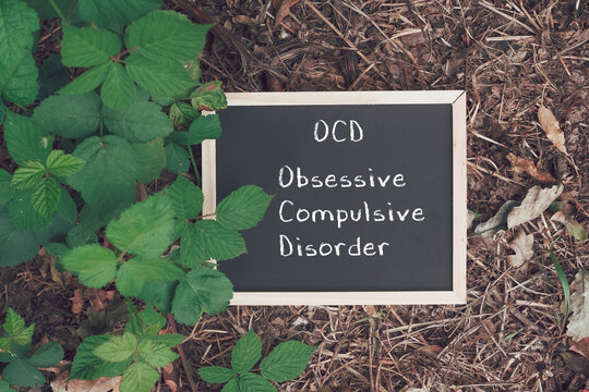 Chalkboard Displays OCD Obsessive Compulsive Disorder Definition Nature Background Soft Lighting