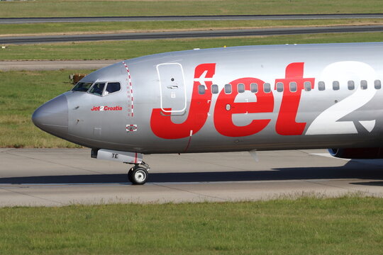 Jet2, Boeing 737, aircraft departing London Stansted Airport, Essex, UK on 30th May 2026