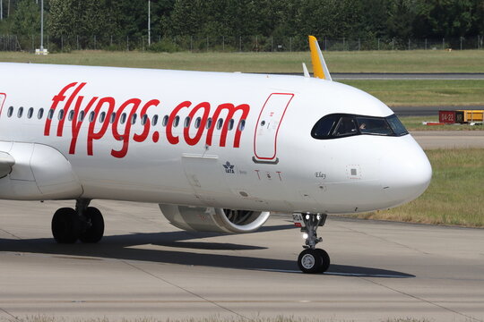 TC-RDA, Airbus A321-251NX, Pegasus Airlines, arriving at  London Stansted Airport, Essex, UK on 30th May 2026