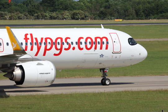 TC-RDA, Airbus A321-251NX, Pegasus Airlines, arriving at  London Stansted Airport, Essex, UK on 30th May 2026