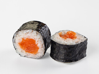Japanese classic roll maki with salmon © Andrei Starostin