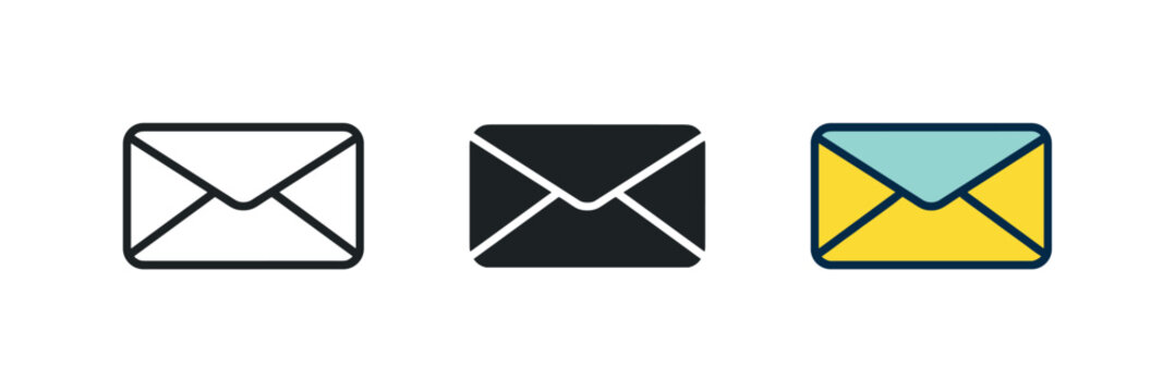 Resolved dispute documentation outcome expressed using matching sealed envelope icons aligned horizontally, each envelope