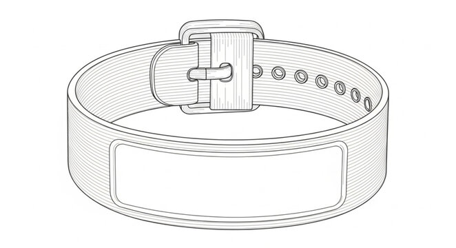 An illustration shows a wristwatch strap with a buckle.