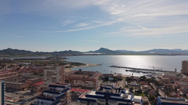 La Manga del Mar Menor, Murcia, Spain, beautiful costline and sandy beaches