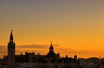 Naklejka premium The Cathedral of Seville.