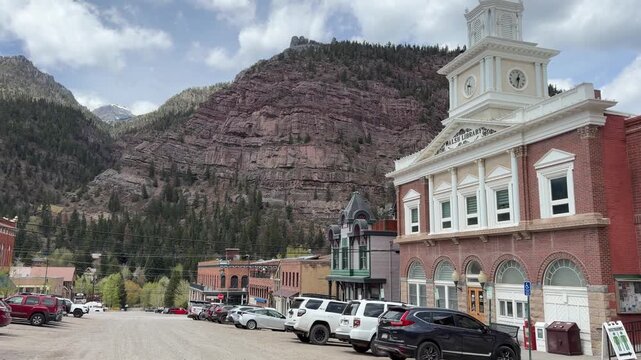 Ouray, Colorado - walking the street