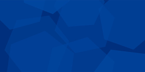 Fototapeta premium Simple blue background with glowing geometric lines. Blue gradient abstract