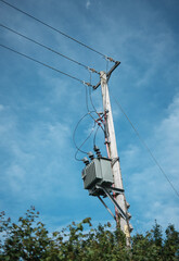 Utility Pole Transformer © Mr Doomits