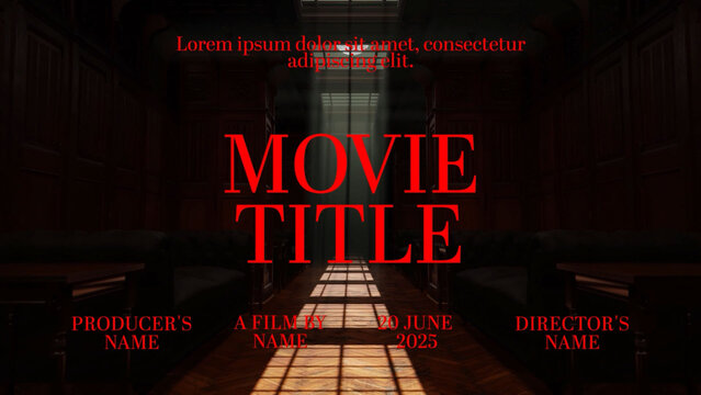 Whispers in the Dark &ndash; Gothic Horror Movie Title Animation with Elegant Cinematic Typography for Supernatural Thrillers, Mystery Films and Suspenseful Storytelling Projects