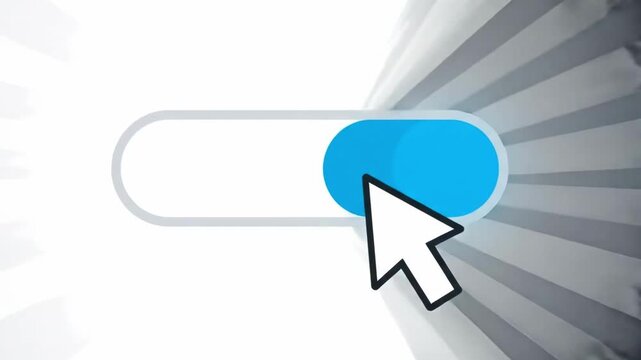 Cursor hovering over dark toggle switch