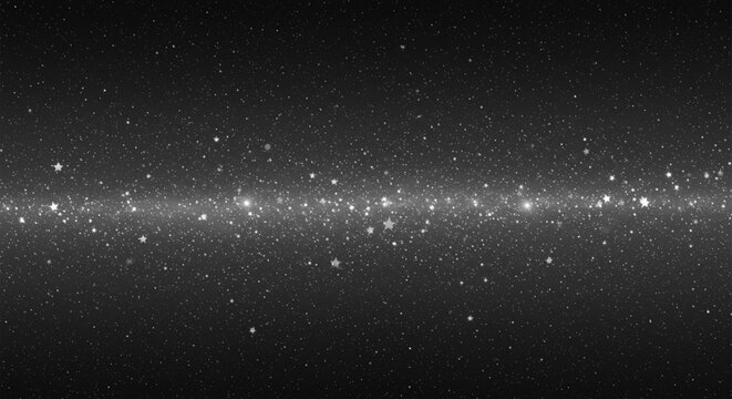 Starry night sky filled with distant stars and cosmic dust  
