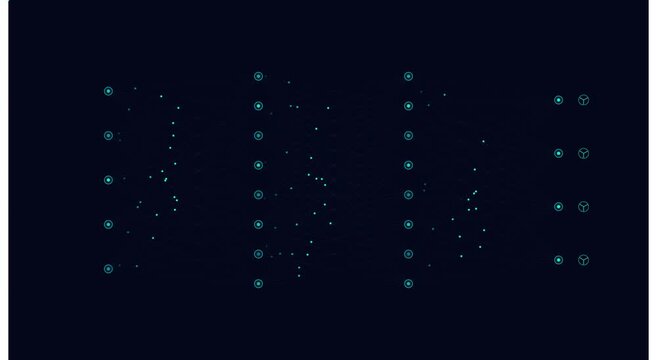 Neural network deep learning data flow animation machine learning