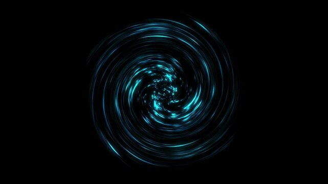 Energy Portal Vortex Gateway Blue Cyan Sci Fi Loop Pack Overlay Graphic Element