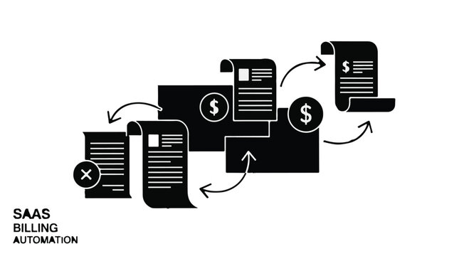SaaS billing automation workflow diagram