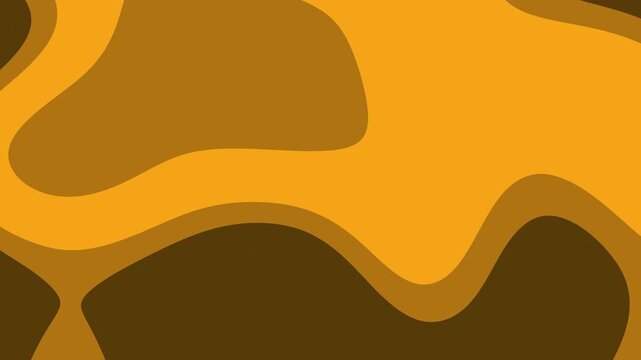 Orange wave topographic shapes abstract background